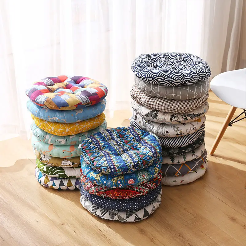 Round Cushion 28/35/43cm Office Chair Cushion Tatami Meditation Cushion Sofa Throw Pillows Yoga Floor Mat Decor Seat Cushion