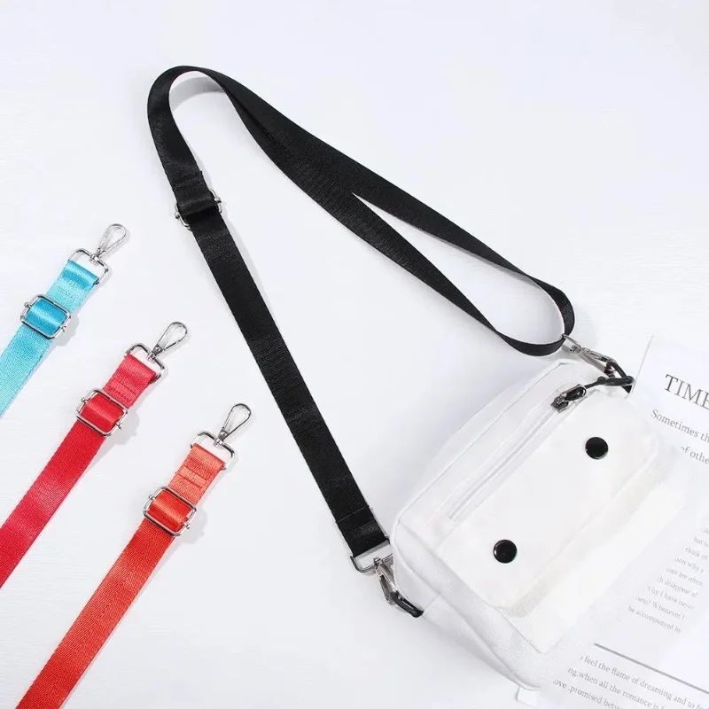 حقيبة كتف نسائية مع حزام كتف مطول وحزام كتف وحقيبة كتف واسعة مع لون إكسسوارات #2