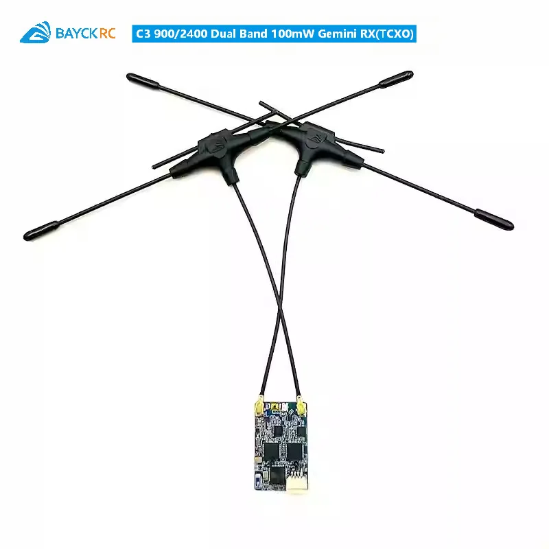 BAYCKRC C3 900/2400 Dual Band Gemini RX Crossover, Fixed Wing 100mw