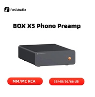 Fosi Audio BOX X5 HIFI Phono Preamp, Mini Preamplifie Home Audio for MM/MC Cartridge Turntable RIAA Preamplifier compact with V3