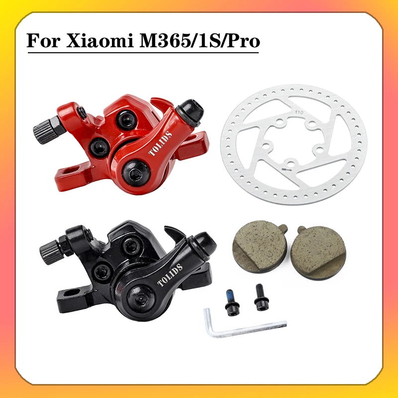 Electric Scooter Aluminum Alloy Brake Accessories Brake Disc Device Mechanical Brake Replacement Parts Suitable For Xiaomi M365