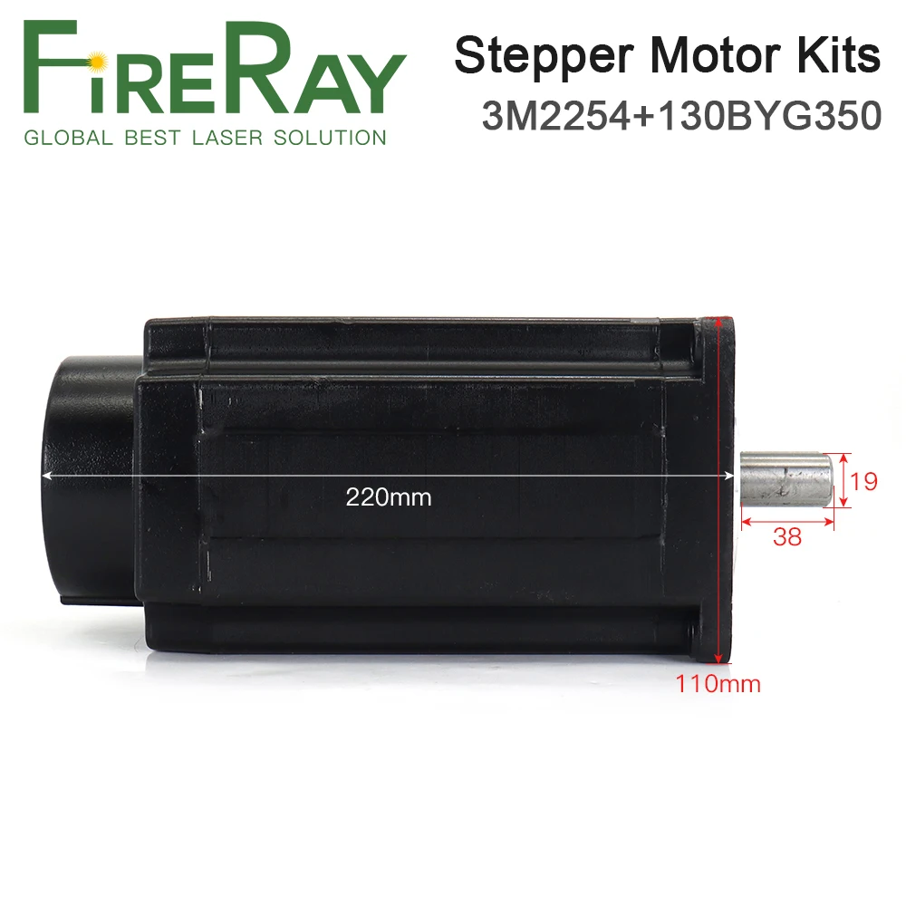 FireRay 12N.m 5.8A 16N.m 6.2A 20N.m 6.8A 25N.m 3Phase Stepper Motor Driver Kits 110BYG350 Series 220V 3M2254+110BYG350