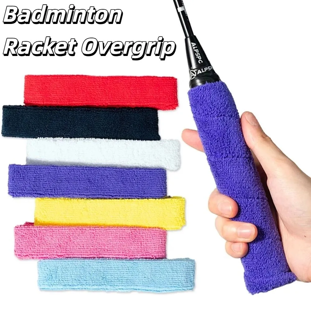 

Красочная ручка для ракетки для бадминтона, противоскользящая лента для теннисного полотенца длиной 10 м, мягкая впитывающая пот лента для захвата