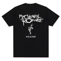 My Chemical Romance Mcr Band Printed T-shirts Oversized High Quality Comfortabled Punk Emo Rock Summer Fashion Tops