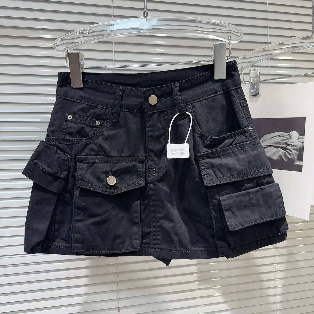 Gonna di jeans dolce e alla moda, gonna multitket da lavoro a trapezio, lunghezza f, per donna, abbigliamento casual quotidiano