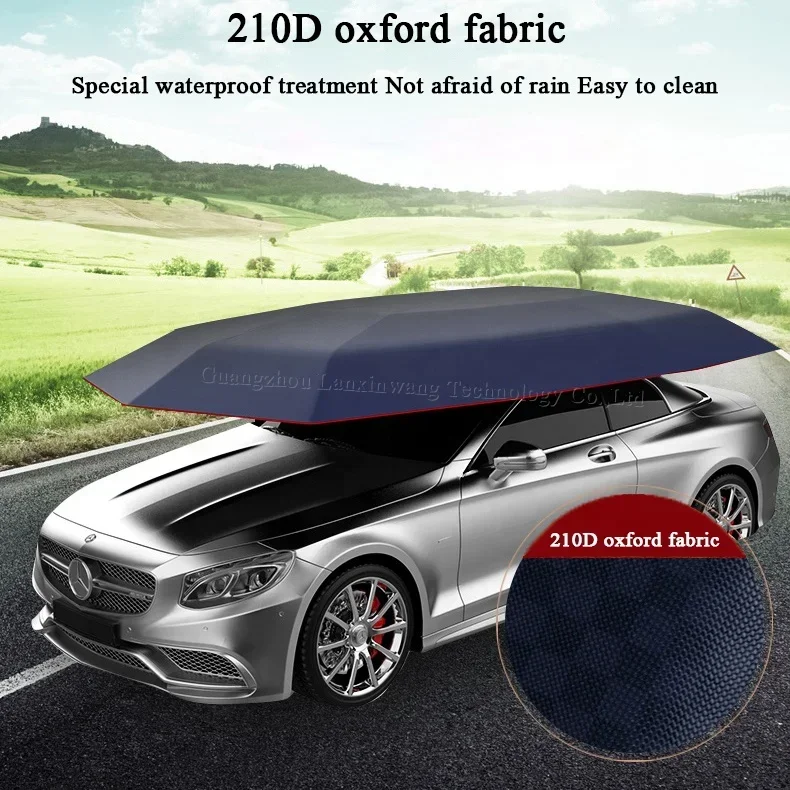 UV protection automatic folding sunshade car cover roof car cover umbrella sunshade with remote control car umbrella