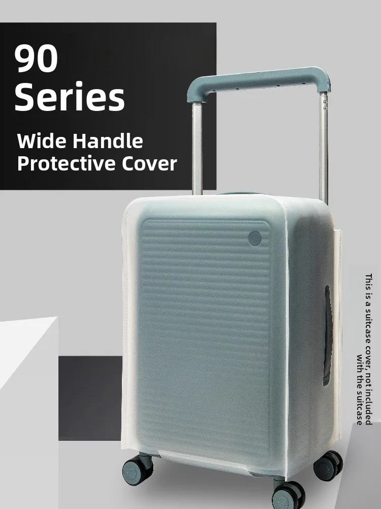 Travel Lage Dust Cover 20/25 Inch EVA Jelly Protective Case Scratch Resistant Suitcase Cover for Wide Pull Rod Bag