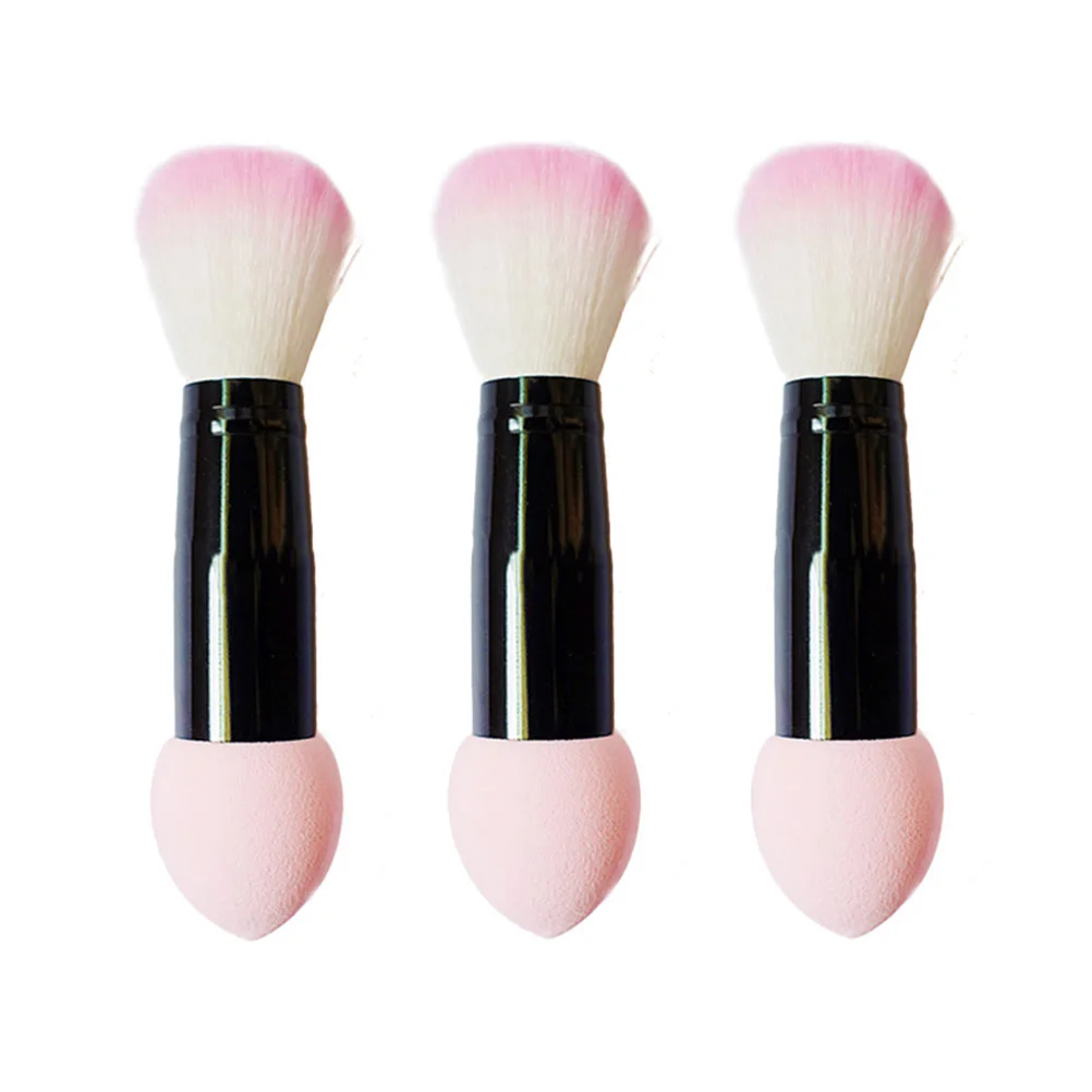 

3 Pcs Foundation Blending Sponge Double Brush Makeup Fashion Miss Esponjas Para Maquillaje