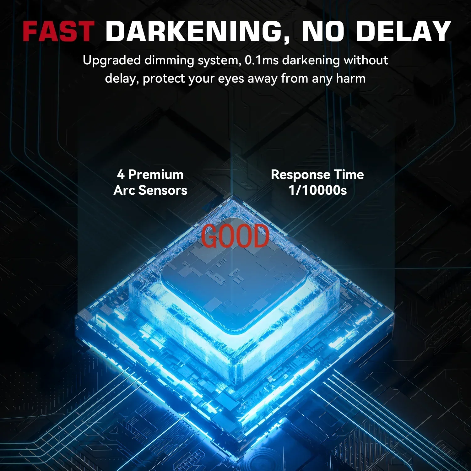 Сварочный шлем, маска сварщика, большой вид, настоящий цвет, солнечная энергия, автоматическое затемнение, сварочная маска для дуговой сварки MIG TIG