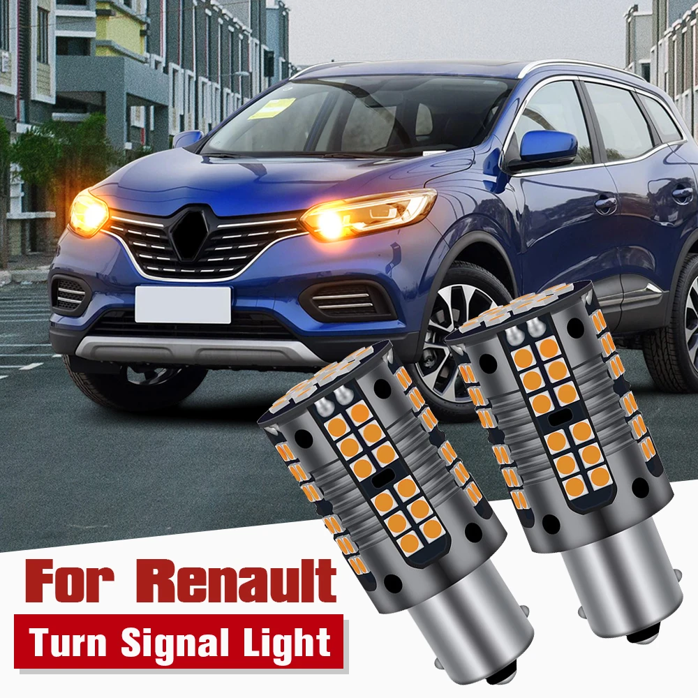 

2pcs LED Turn Signal Light PY21W BAU15S Canbus For Renault Sandero 1 2 Clio Espace 3 4 5 Grand Scenic Koleos Megane CC Twingo