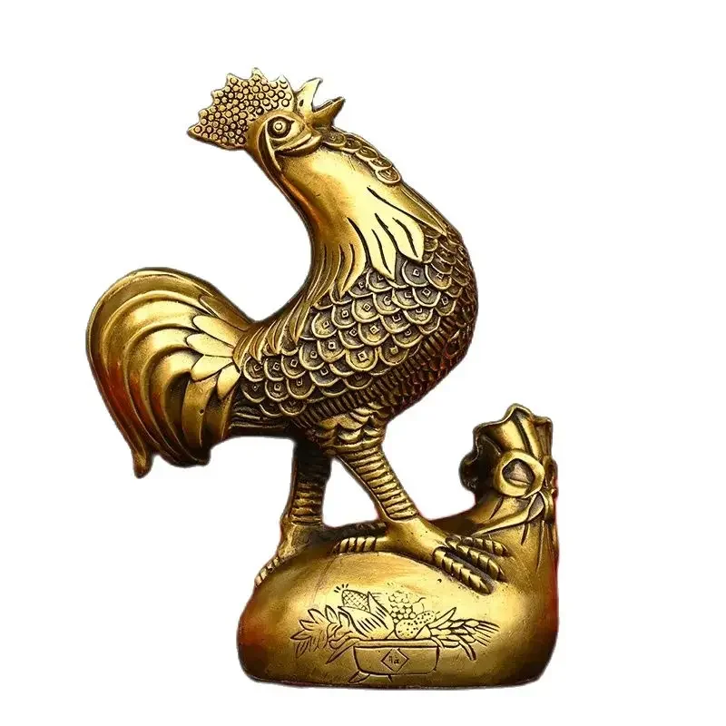 

Brass precision craftsmanship brings great fortune and prosperity, including the golden rooster, lucky rooster, and rooster. It