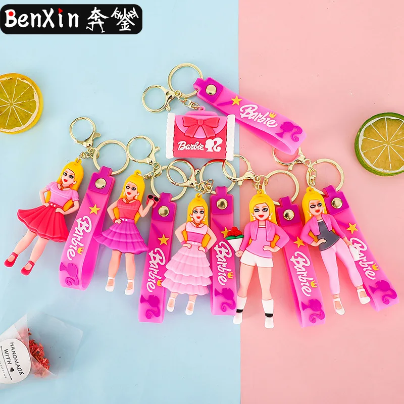 

Изысканные и милые подвески для сумок Miniso, брелки и аксессуары, брелки с героями мультфильмов, автомобильные подвески