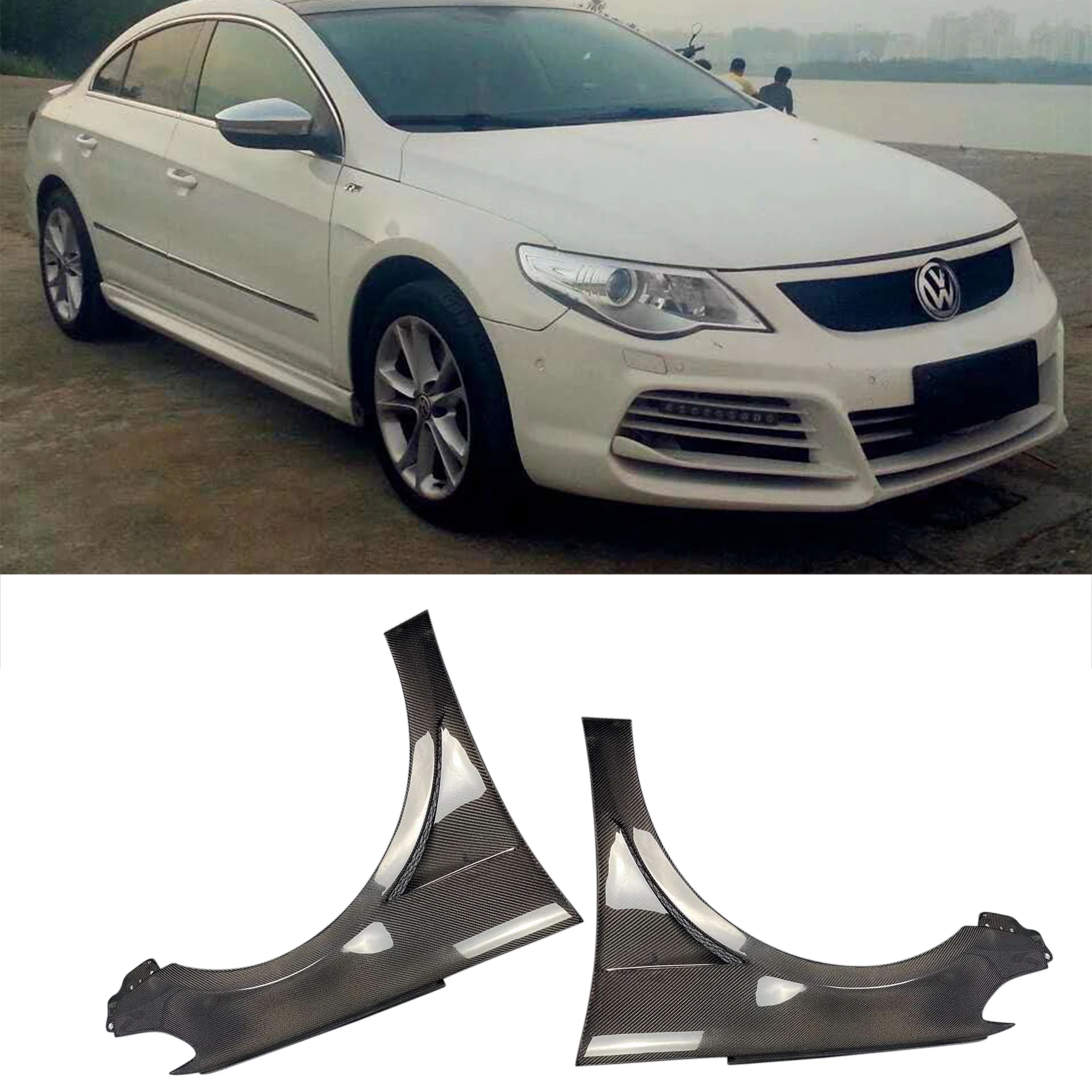 High quality  carbon fiber side fenders for VW Volkswagen CC