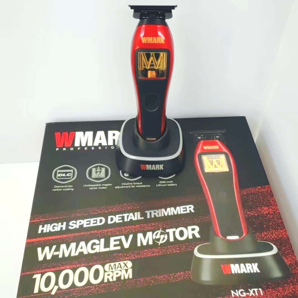 

НОВЫЕ мужские машинки для стрижки волос WMARK NG-XT1, профессиональный триммер для волос на 100 000 об/мин, векторный беспроводной двигатель с интуитивно-регулированием крутящего момента