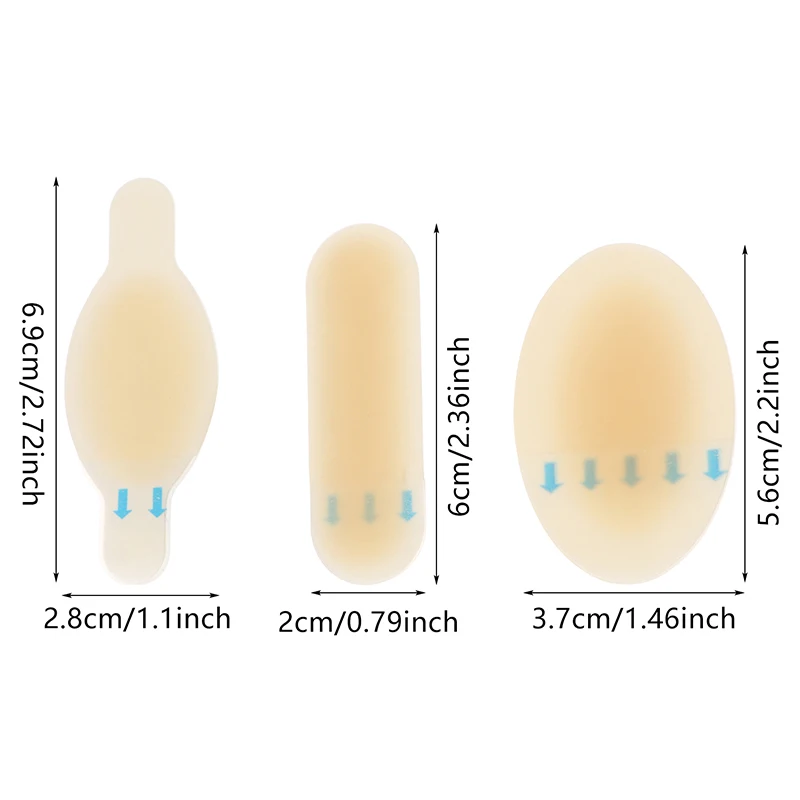 

NEW 10/12pcs Adhesive Hydrocolloid Gel Blister Plaster Heel Anti-wearing Heel Sticker Pedicure Patch Plaster Foot Care Tools