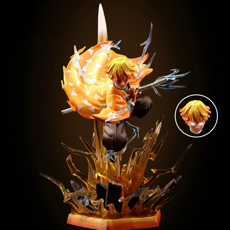In Stock GMA  Nezuko GK Statue Model Anime Figure with LED Light Desktop Display Decoration for Fans
