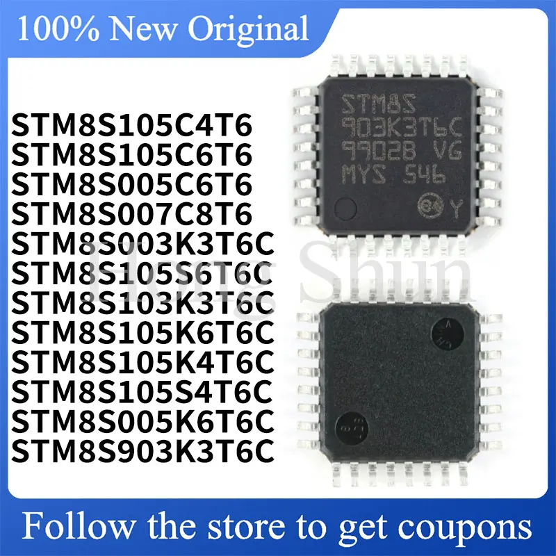 

STM8S105C6T6 STM8S005C6T6 STM8S007C8T6 STM8S003K3T6C STM8S105S6T6C 103K3T6C 105K6T6C K4T6C S4T6C C4T6 K6T6C 903K3T6C Hard shell