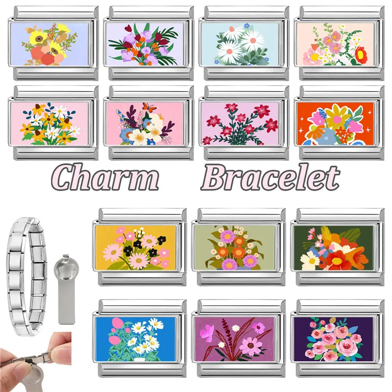 جديد جميل الحيوانات الأليفة القطط والكلاب وصلات سحرية إيطالية تناسب 9 مللي متر سوار الفولاذ المقاوم للصدأ النساء الرجال DIY بها بنفسك صنع المجوهرات