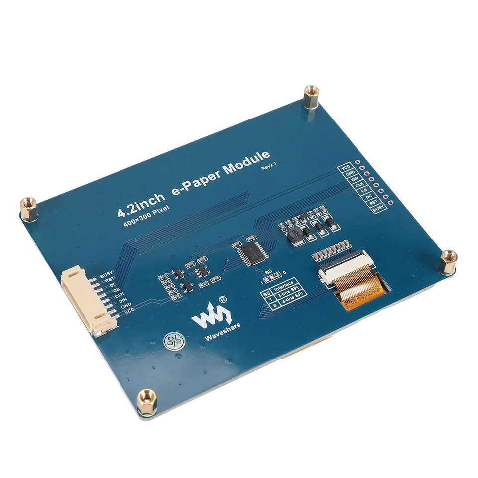 A04R-Waveshare 4.2 インチ E-Ink ディスプレイ モジュール Raspberry