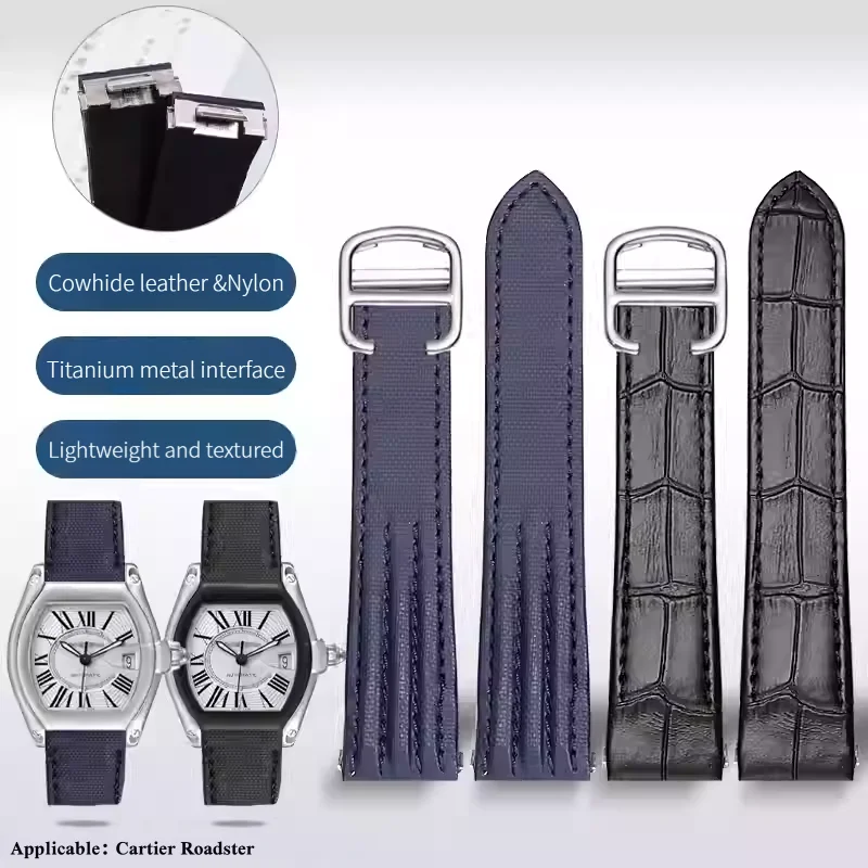 bracelet-de-montre-en-cuir-de-vache-veritable-et-nylon-pour-cartier-roadster-avec-extremites-en-acier-a-degagement-rapide-19-20mm