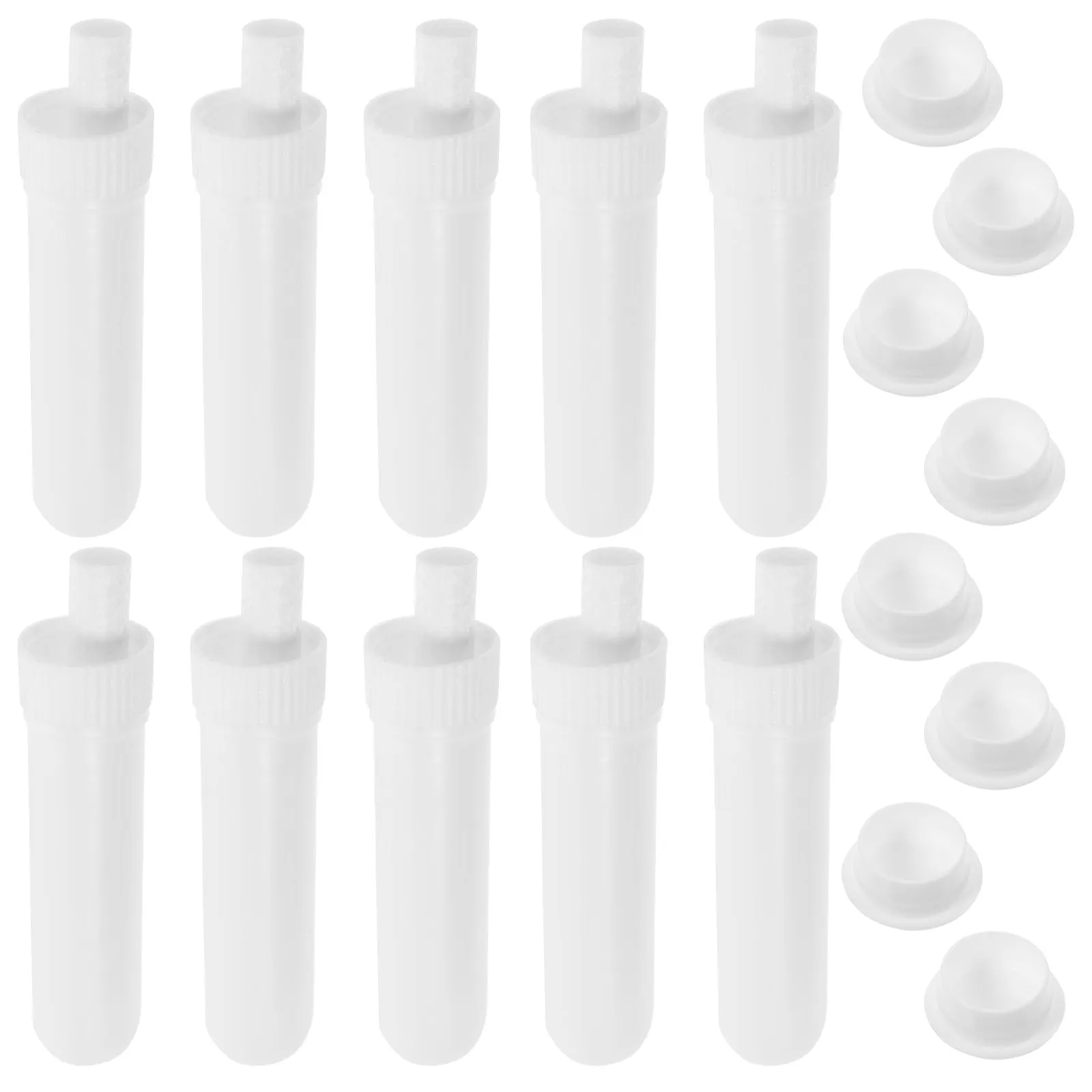

10Pcs Plastic Aromatherapy Nasal Inhaler Tubes Essential Oil Inhaler Stick Portable for Fragrance Mind Refreshing and Nasal
