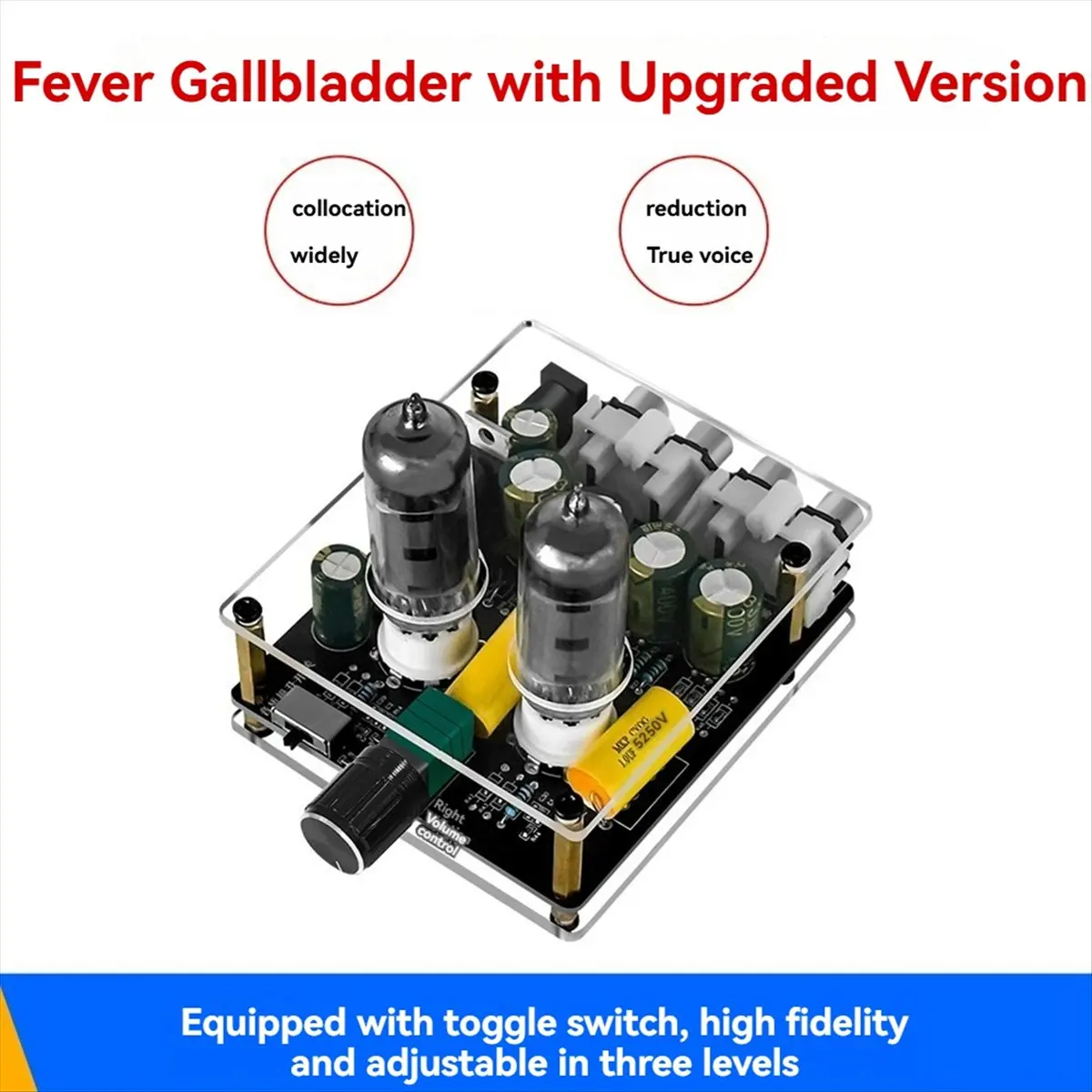 828 Audio Amplifier 6j3 Vacuum Tube with HIFI Preamplifier DC Input Bile Buffer Speaker with Upgraded for Home Theater DIY view 5