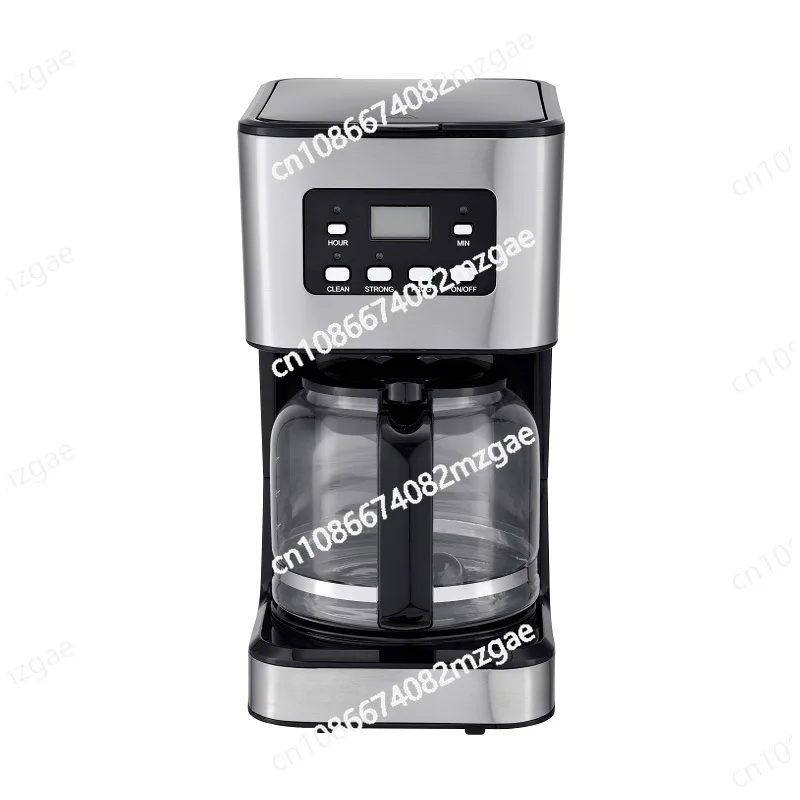 Multifunctional 1.5L Large Capacity American Coffee Maker 12-15 Cup Drip Automatic Coffee Maker for Home Use