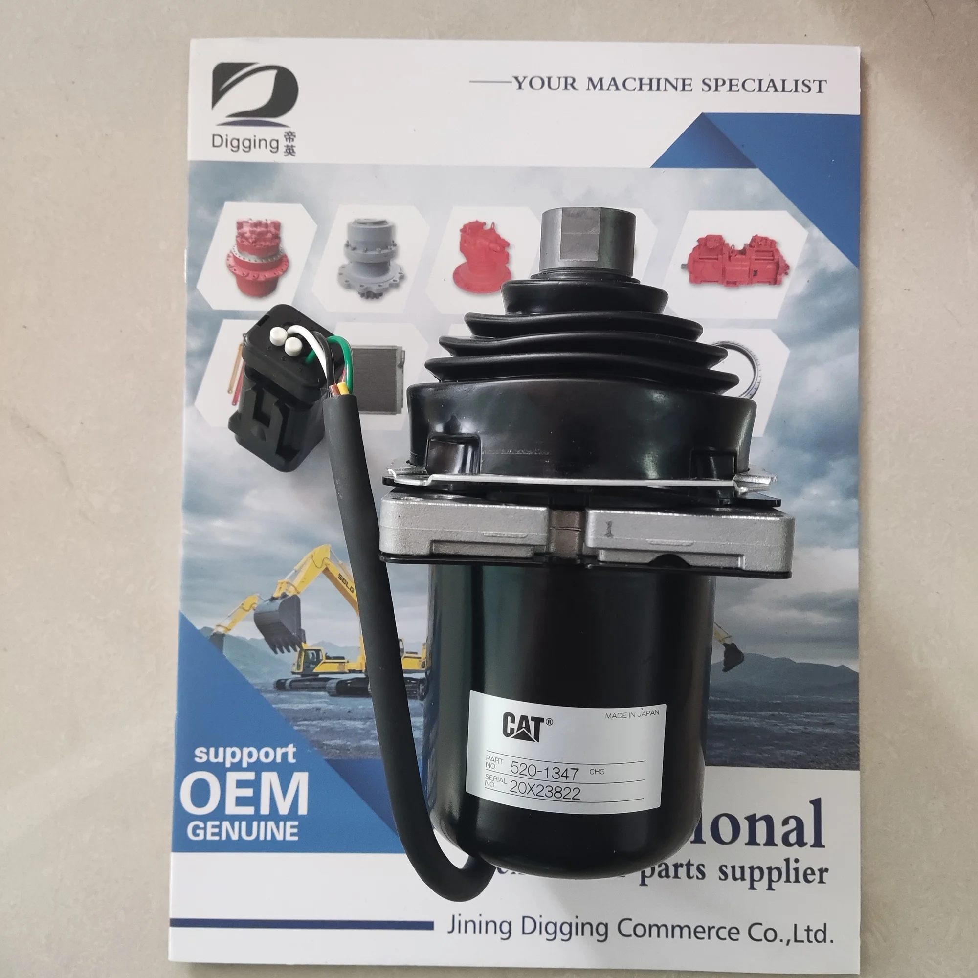 Jining Digging Brand New E365C E385C E390D Excavator Spare Parts Control Joystick 270-5620 520-1348 520-1347