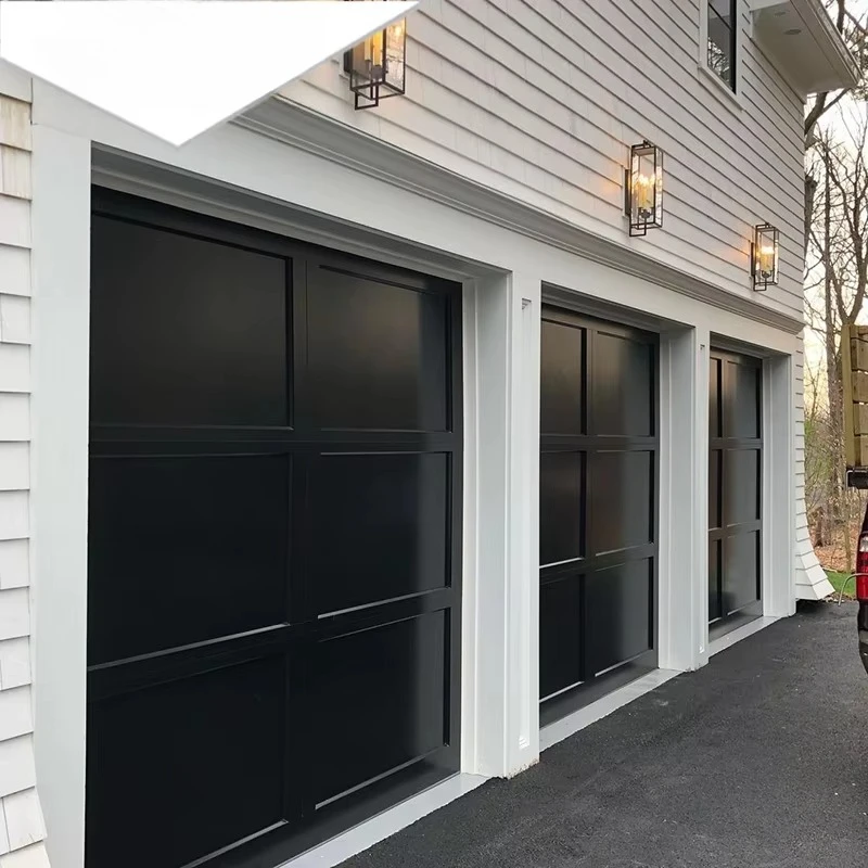 Custom sizes High Quality Contemporary Galvanized Steel Garage Door With Finger Protection