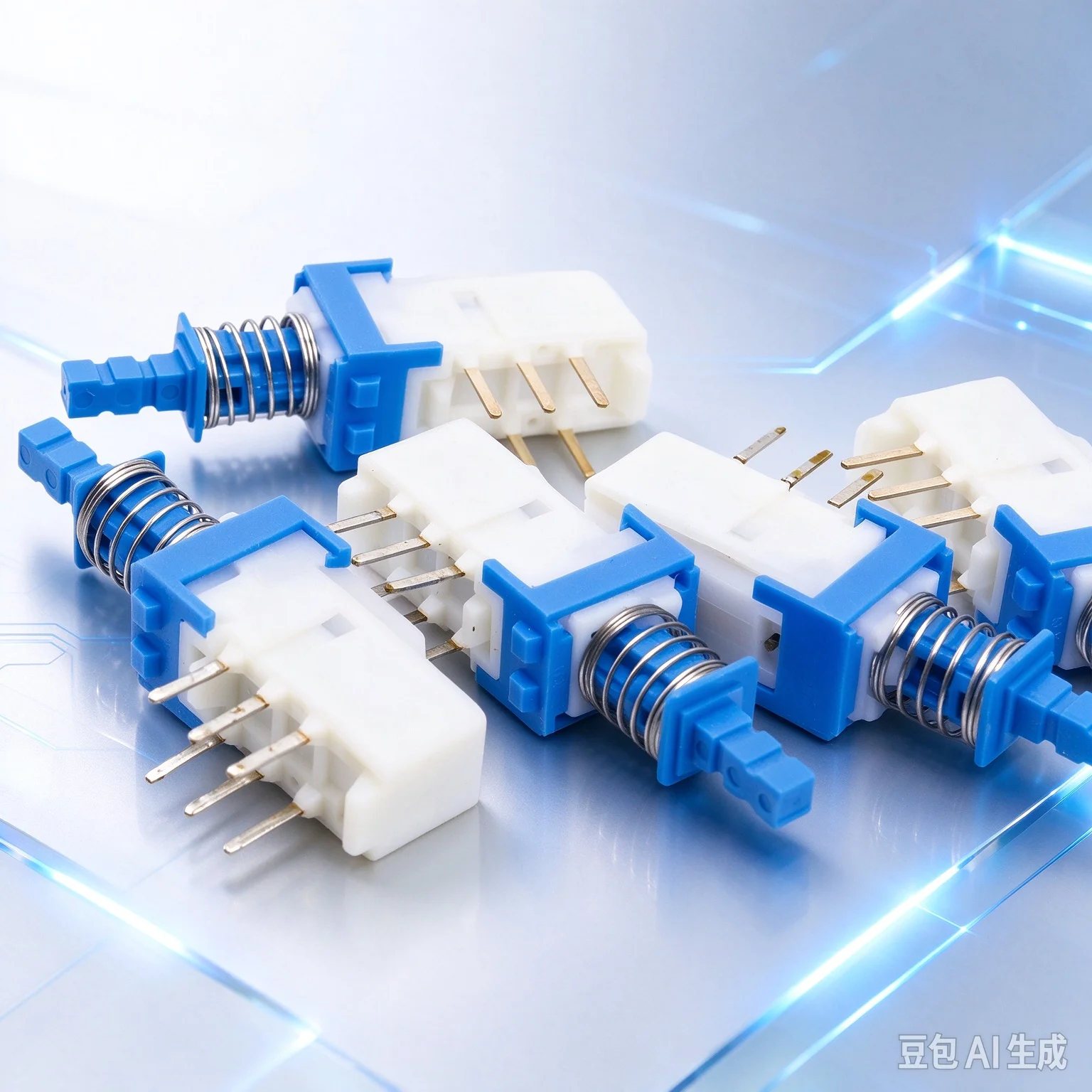 Switch for ALPS Latching Push Button 2X3 Pins, Mixer Amplifier Power Key  20pcs