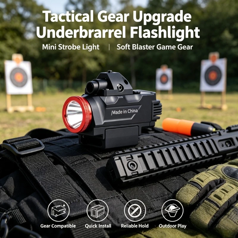 Adjustable Laser Light ModFitForUnderBarrelSetup Mini High‑Bright Strobe Under‑Barrel Mod Kit