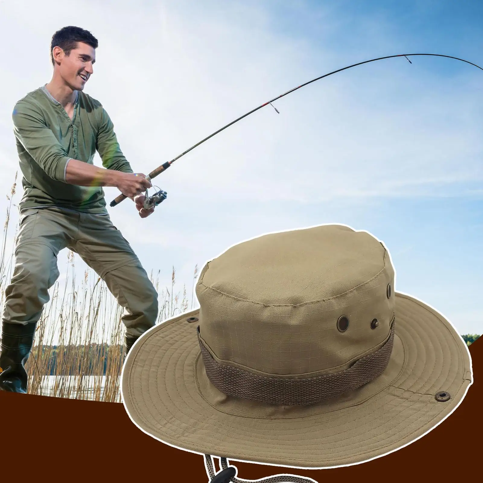 Sombreros de sol para mujer, sombrero para el sol al aire libre, sombreros con ala ancha, diseño ajustable, protección para pesca, viajes, jardinería, senderismo