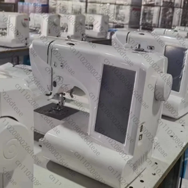 Computerized Embroidery Machine, Touchscreen Home Sewing Machine, Fully Automatic Compact Sewing and Embroidery Machine