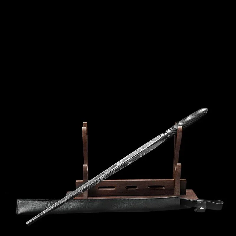 Outdoor EDC Chinese Retro Solid High Manganese Steel Martial Arts Short Stick Car Emergency Window Breaking Tool