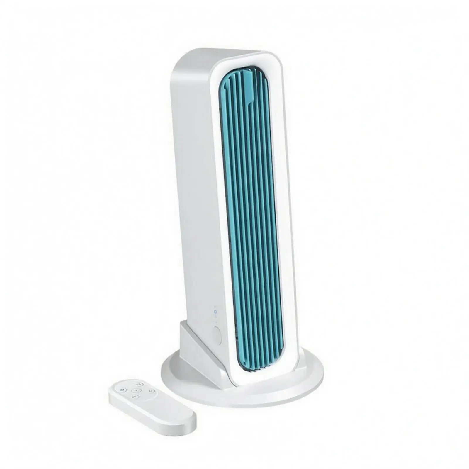 Desktop Columnar Fan Tabletop Bladeless Columnar Fan Home Appliance Compact Cooling Device White