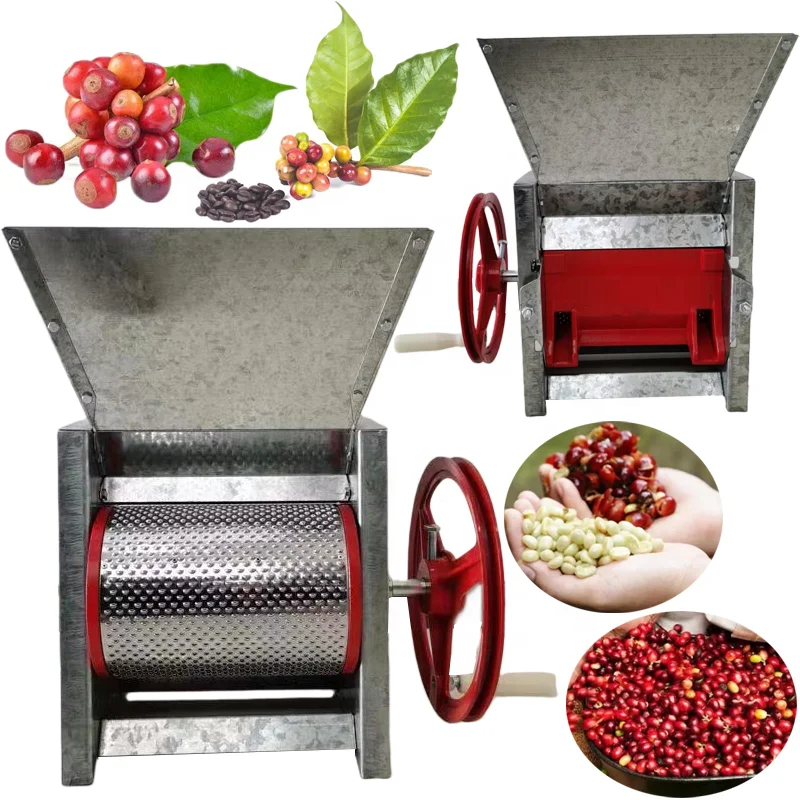 Máquina Manual para Pelar y Despulpado de Granos de Café Frescos, Eliminación de Cáscaras de Café