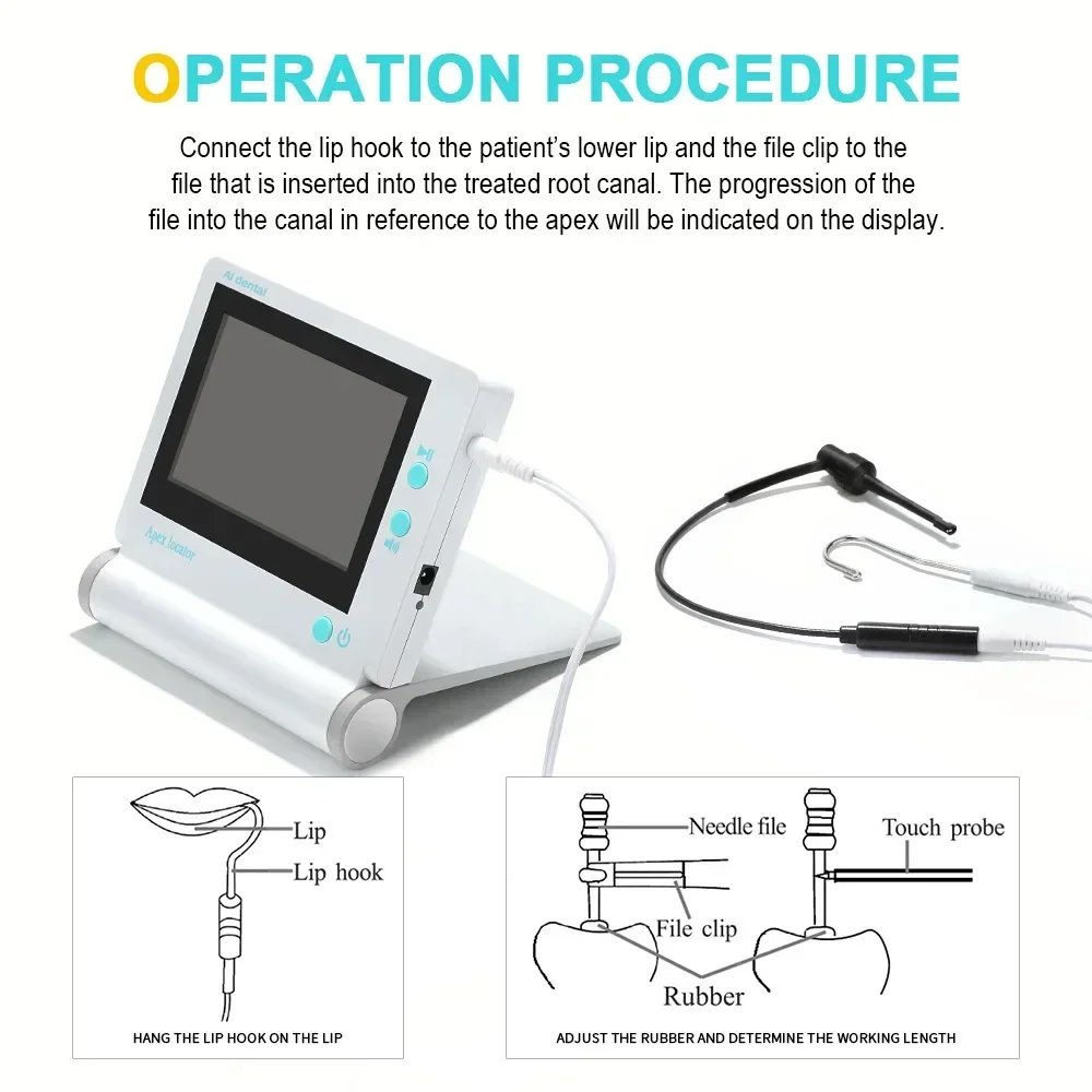 Dentals Endo Apex Locator Dentistry Endodontics Root Canal Measurement Mini Root Canal Located Instruments Dentistry Tool