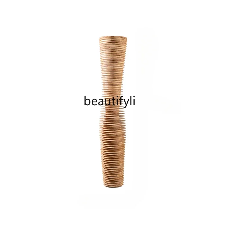

yj15 Lobby Floor Ornaments Sales Office Hall Corridor Aisle Sculpture Artwork Wood Carving Decoration