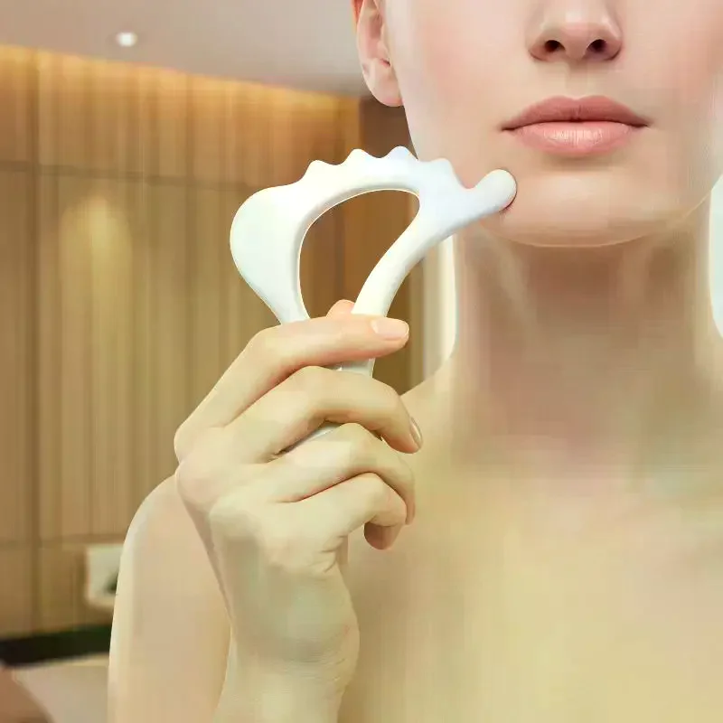 Ceramic Gua Sha Board Skin Scraping Tools Face Massager Whole Body Carving Body Guasha, Body Massage Tool Soothe