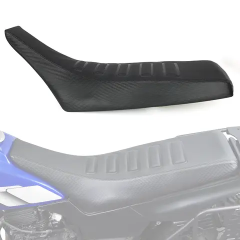 Motorcycle Non-Slip Seat Cover Fit For Yamaha TW200 1987-2024 TW 200 Striped Grip Gripper Seat Saddle Cushion Cover