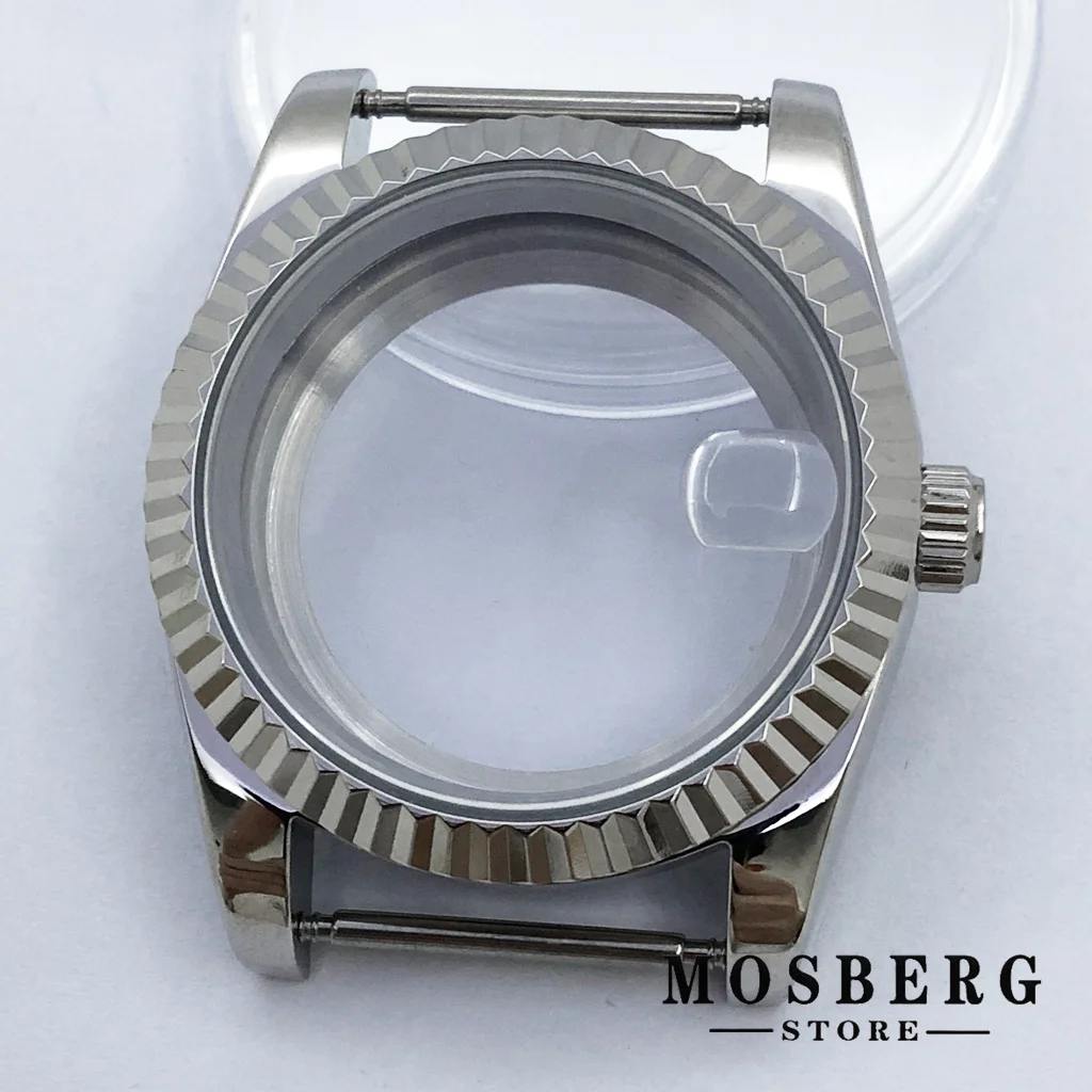 36mm 40mm Watch Case Sapphire Glass Fit NH35 NH36 NH34 ETA2824 PT5000 Automatic Movement Accessory Part