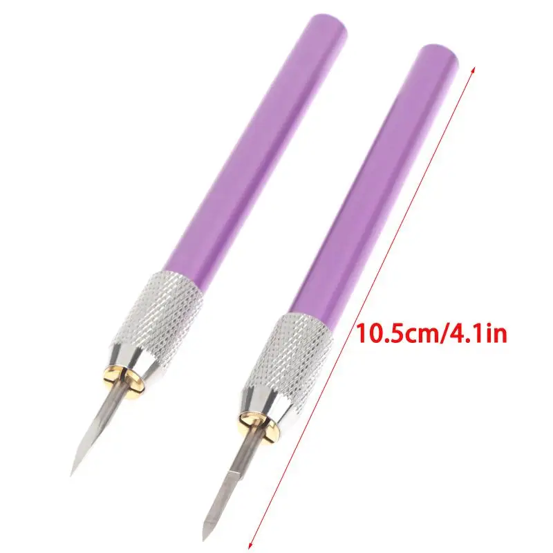 @*Metal Triangular Curved Engraving Knife For Model Making Metal Scraper Tool