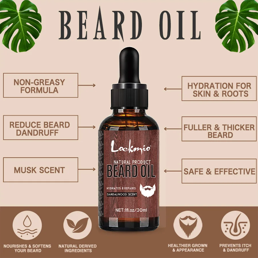 Beard Balm and Oil Beards Essence Cream for Defining Whiskers Promotes Beard Healthy Growth Oil Men Beards Soft Styling Products