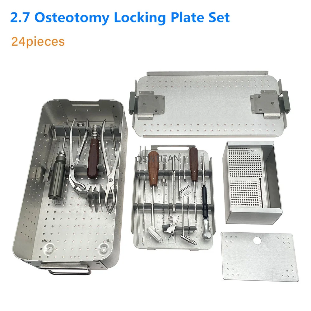 Pediatrics Osteotomy Locking Plate Instrument Set 2.7 Small Fragment Sets Basic Instruments Orthopedic Sets