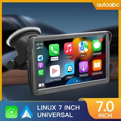 Universal 7-Inch Car Radio Video Player Wireless For  CarPlay Android Car Touch Screen Suitable for BMW Volkswagen KIA