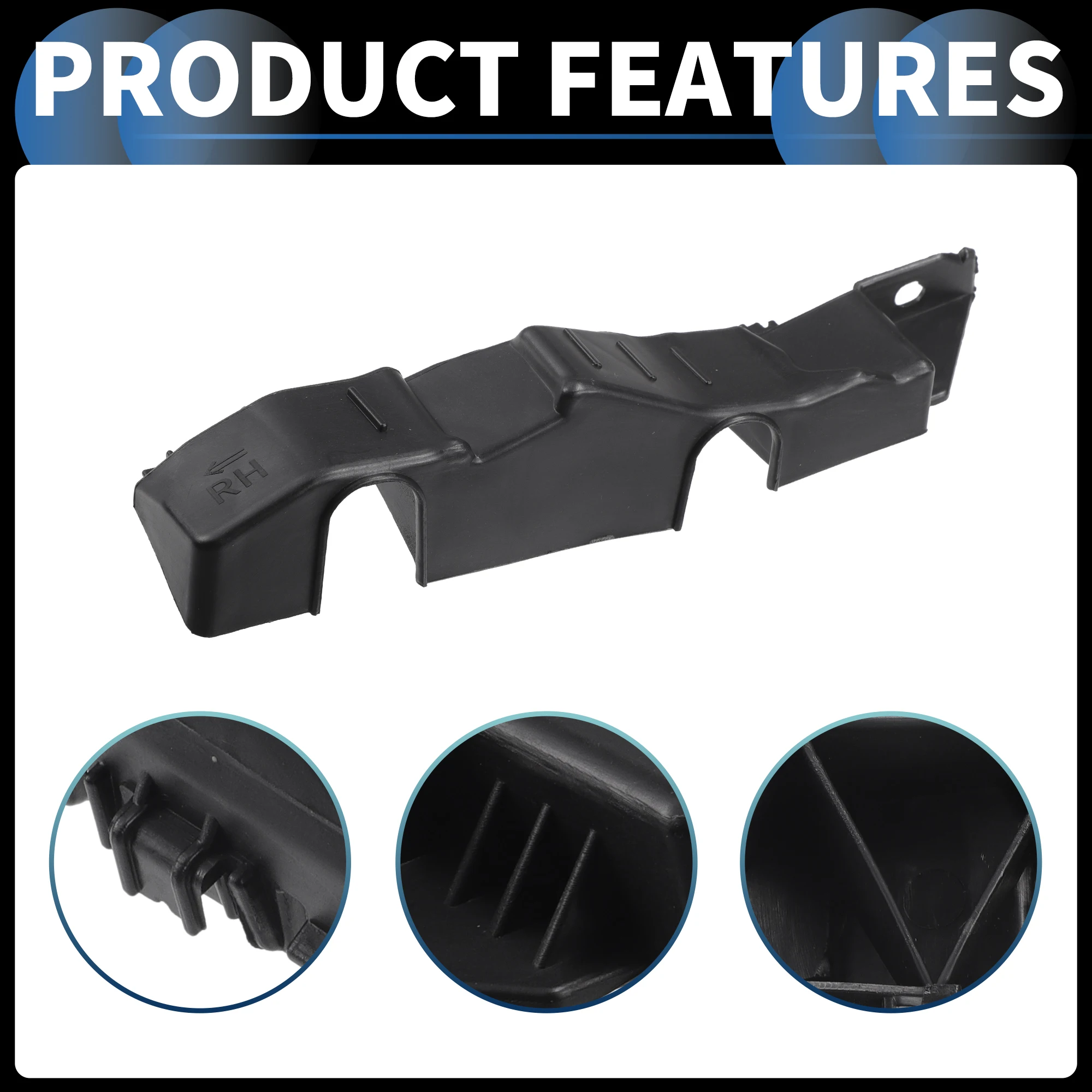 UXCELL 1 قطعة المصد الأمامي الأيمن التجنيب قوس رقم 86552AA000 لشركة هيونداي إلنترا 21-23