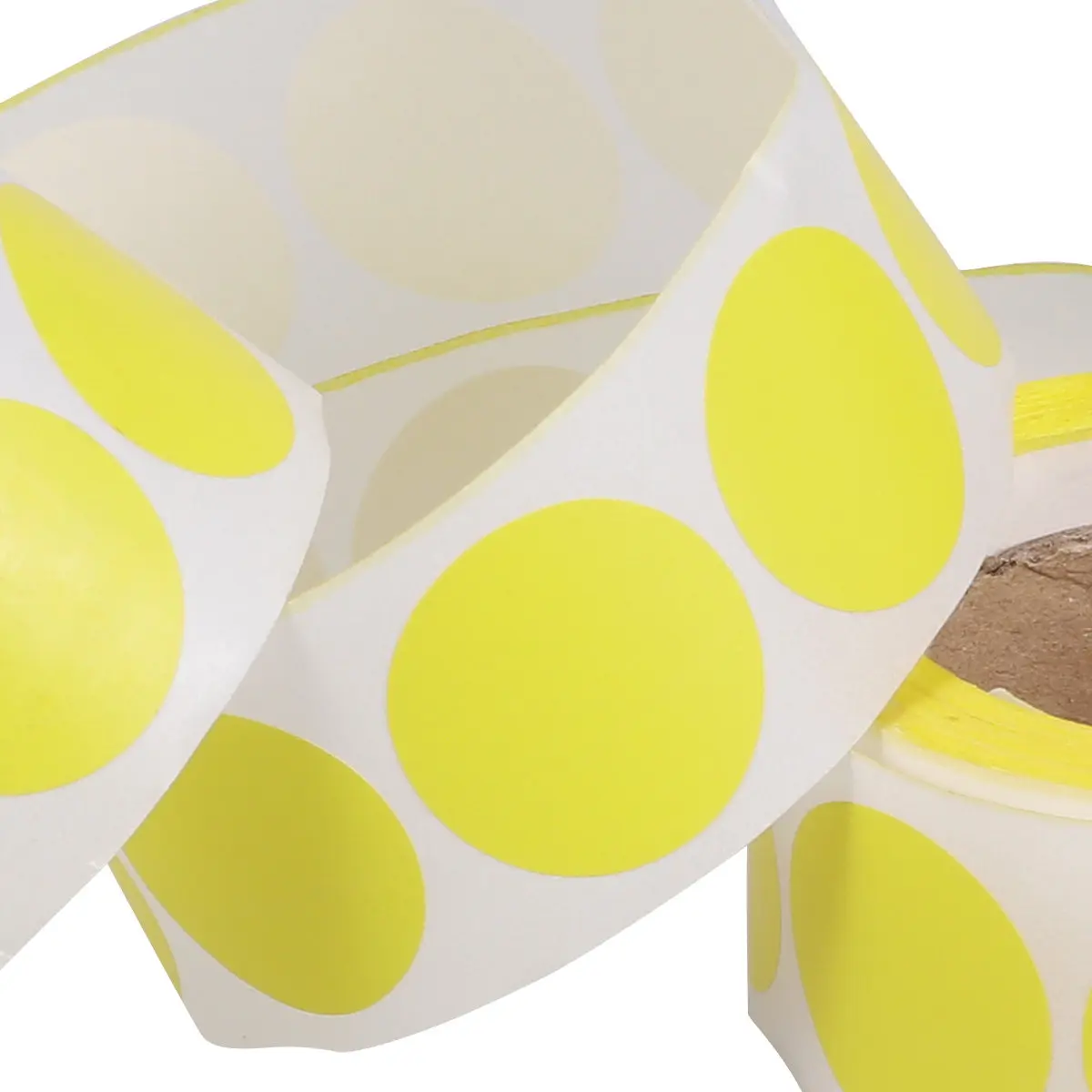 500Pcs Festive Round Sticky Label Stickers Permanent Adhesion on Paper Plastic Wood Bottles Boxes School Kitchen Yard Sale Gift