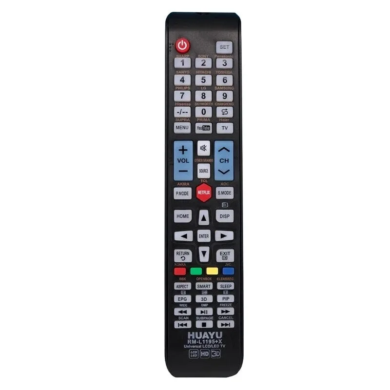 

HUAYU RM-L1195+X Universal TV Remote Control Common IR Super General Led Smart Android