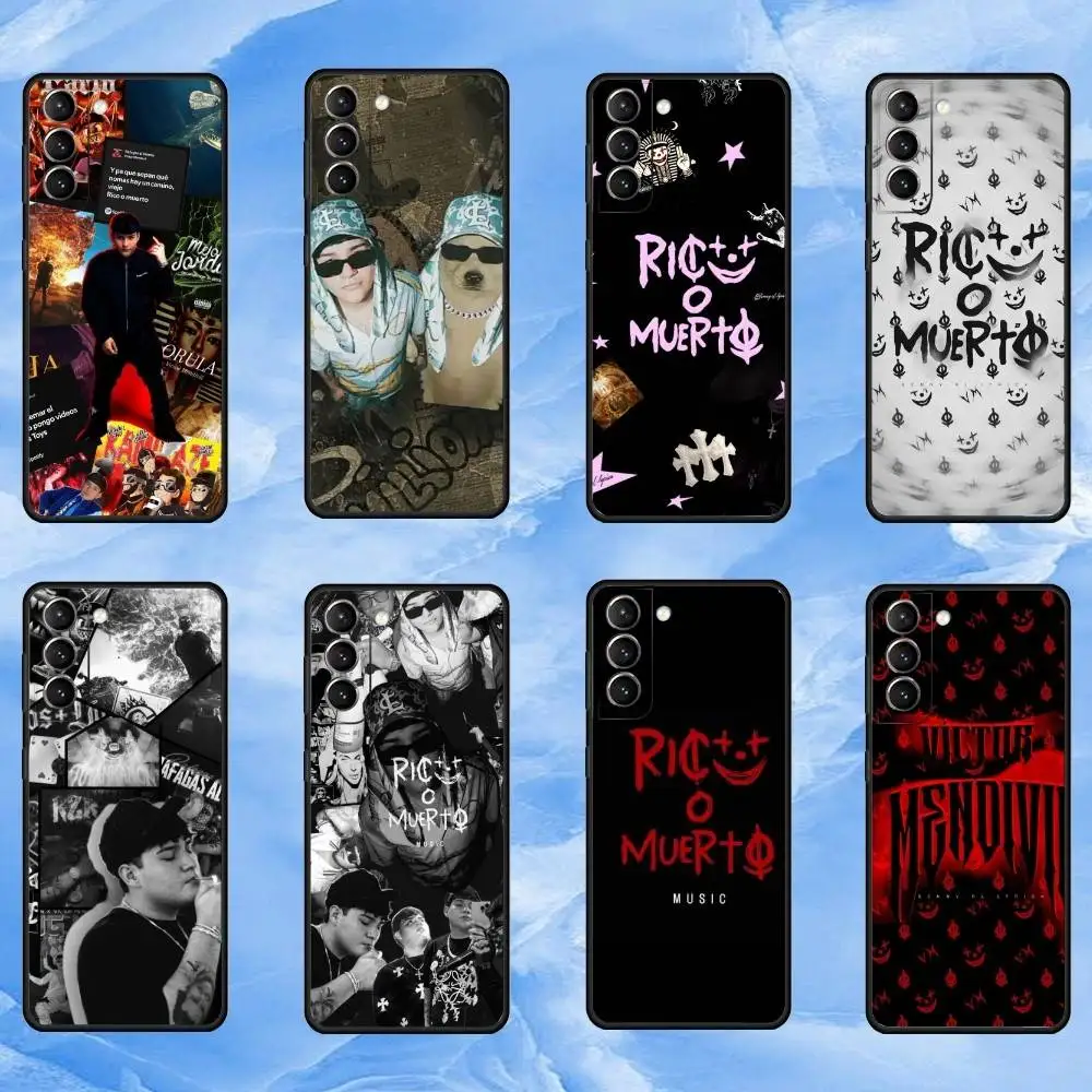 

MendivilS V-Victor Phone Case For Samsung S25,24,23,22,30,21,10,9,Ultra,Plus,Lite,FE,4,5 G Soft Black Case