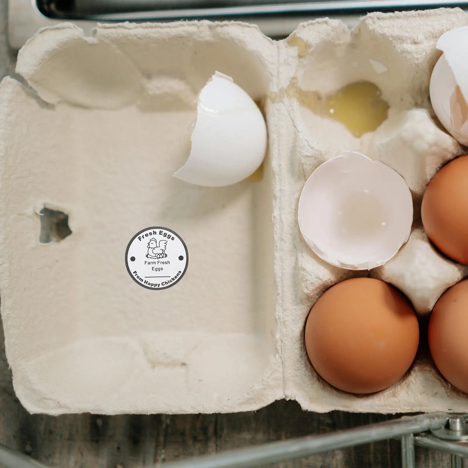

1 Eggs Carton Labels 3.81 Cm Round Farm Egg Stickers for Farmer Use Egg Packaging Stickers Decorative